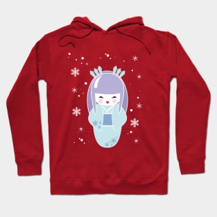 Winter Queen Kokeshi Hoodie